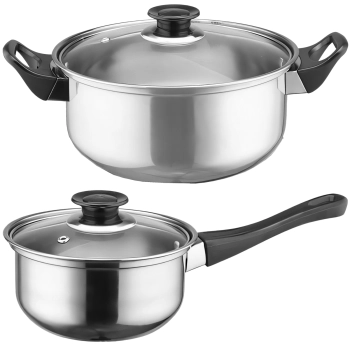  Zestaw garnków kuchennych z pokrywkami czajnikiem patelnią GAZ INDUKCJA - 11 el. - zdj. dodatkowe 3