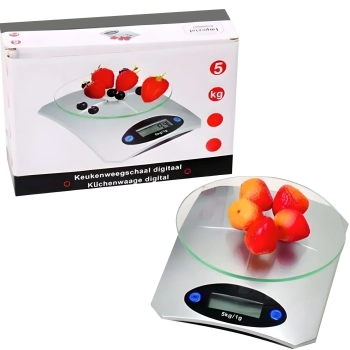  Waga kuchenna elektroniczna LCD 1-5000 g / 1 g - zdj. dodatkowe 2