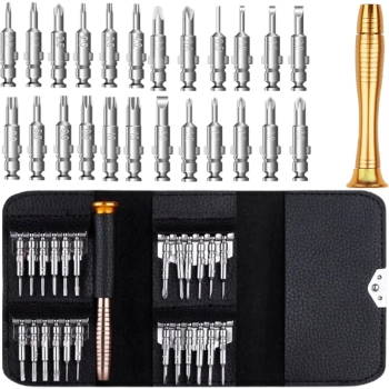Zestaw wkrętaków precyzyjnych uchwyt 24 końcówki