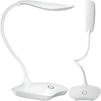 Lampa biurkowa szkolna dotykowa do czytania nauki 3 jasności 14 LED USB