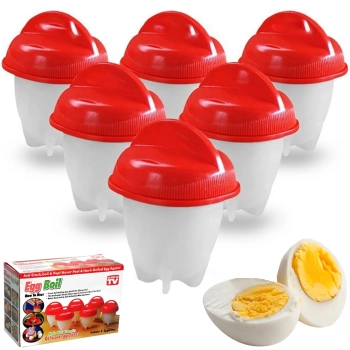 Foremka do gotowania jajek bez skorupek - 6 szt.