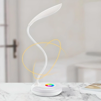  Lampka biurkowa szkolna dotykowa 3 jasności 256 kolorów 16 LED - zdj. dodatkowe 3