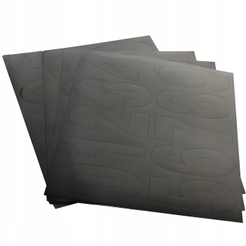  Numer domu podświetlany solarny z czujnikiem zmierzchu metalowy - zdj. dodatkowe 1