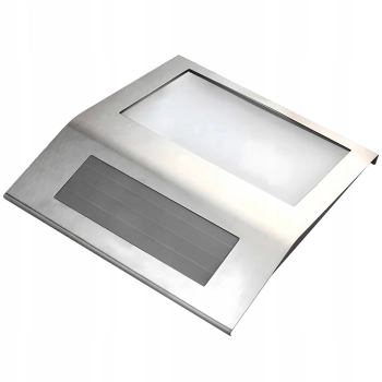  Numer domu podświetlany solarny z czujnikiem zmierzchu metalowy - zdj. dodatkowe 2