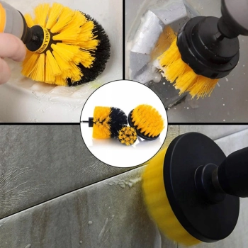  Szczotki pady czyszczące na wkrętarkę 4,5/8,5/10 cm - 3 szt. - zdj. dodatkowe 3