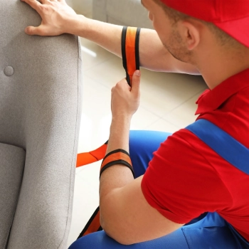  Pasy szelki transportowe do przenoszenia mebli przeprowadzek - 2 szt. - zdj. dodatkowe 2