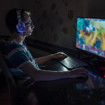  Słuchawki z mikrofonem przewodowe gamingowe dla gracza USB LED - zdj. dodatkowe 3