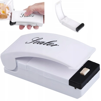 Mini zgrzewarka ręczna do folii opakowań żywności bezprzewodowa