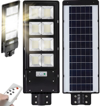  Lampa solarna uliczna miejska z czujnikiem ruchu zmierzchu LED PILOT 360 W - zdj. dodatkowe 1