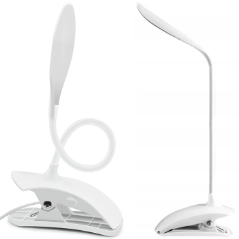 Lampka biurkowa szkolna mocowana do blatu na klips 14 LED