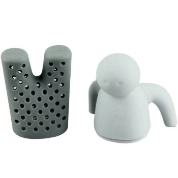  Zaparzacz sitko do herbaty kawy ziół z uchwytem - ludzik - zdj. dodatkowe 2