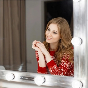  Lampki światełka żarówki LED na lustro toaletkę 10 poziomów 2 m - zdj. dodatkowe 3