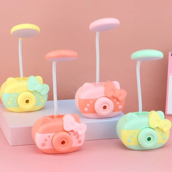  Lampka biurkowa szkolna z temperówką pojemnikiem na przybory - zdj. dodatkowe 3