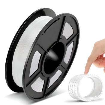 Filament wkład do drukarki 3D długopisu 3D PLA 1,75 mm 68 m - biały