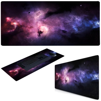 Podkładka mata gamingowa na biurko pod mysz XXL 80 x 40 cm - kosmos