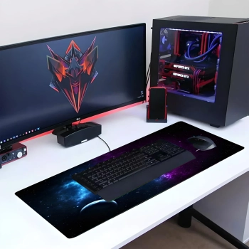  Podkładka mata gamingowa na biurko dla gracza XXL 80 x 40 cm - galaktyka - zdj. dodatkowe 3