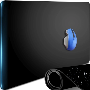  Podkładka mata gamingowa na biurko dla gracza XXL 90 x 45 cm - czarna - zdj. dodatkowe 1