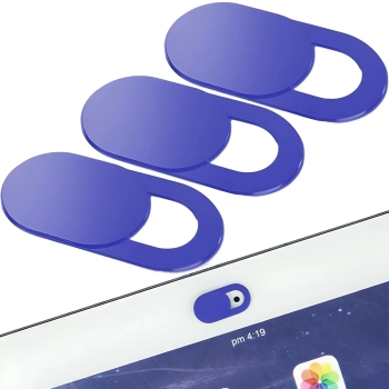  Zaślepka zasłaniająca do kamery laptopa niebieska - 3 szt. - zdj. dodatkowe 1