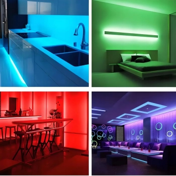  Taśma LED SMD RGB kolorowa wodoodporna PILOT - 5 m - zdj. dodatkowe 3