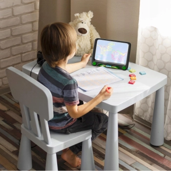  Magiczna tablica podświetlana do rysowania dla dzieci z szablonami 4 mazaki - zdj. dodatkowe 3