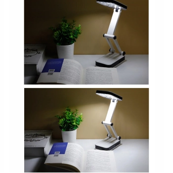 Lampka akumulatorowa biurkowa składana 24 LED 5W - zdj. dodatkowe 2