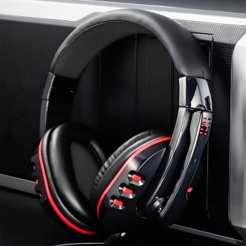  Słuchawki gamingowe z mikrofonem dla graczy LED - zdj. dodatkowe 1