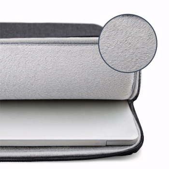  Etui miękki pokrowiec na laptop 14-15,6'' - szary - zdj. dodatkowe 2