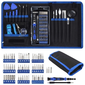 Zestaw wkrętaków śrubokrętów bitów precyzyjnych w etui - 73 el.