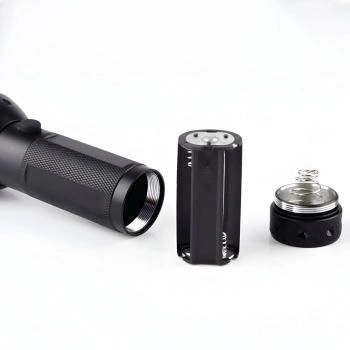  Latarka UV taktyczna metalowa na baterie 51 LED - zdj. dodatkowe 1