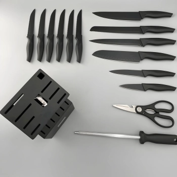  Zestaw noży kuchennych w bloku stojaku - 16 el. - zdj. dodatkowe 2