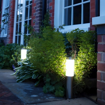  Lampa ogrodowa zewnętrzna słupek okrągły E27 IP44 45 cm - zdj. dodatkowe 1