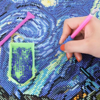  Akcesoria do haftu diamentowego diamond painting w walizce - zestaw - zdj. dodatkowe 3