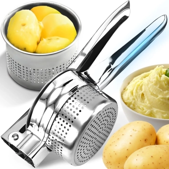  Praska wyciskarka do ziemniaków puree warzyw ciasta STAL - zdj. dodatkowe 1
