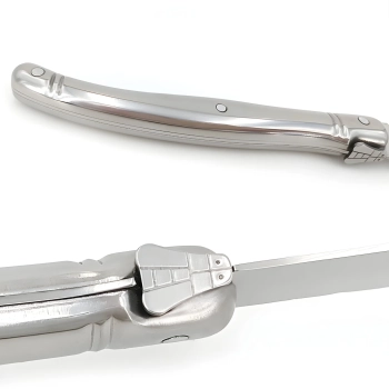  Zestaw noży kuchennych ząbkowanych do steków grilla BBQ w bloku - 6 el. - zdj. dodatkowe 3