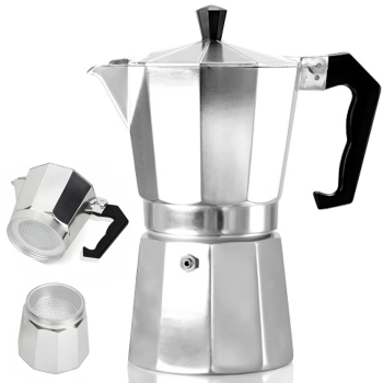 Kawiarka zaparzacz do kawy aluminiowy GAZ CERAMIKA 600 ml