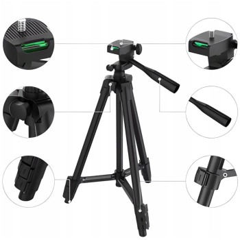 Statyw tripod z uchwytem na telefon pilotem Bluetooth 35-103 cm - zdj. dodatkowe 3