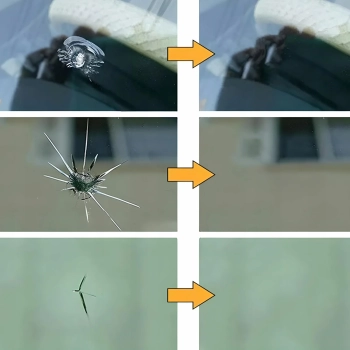  Zestaw do naprawy pęknięć odprysków w szybach samochodowych - zdj. dodatkowe 2