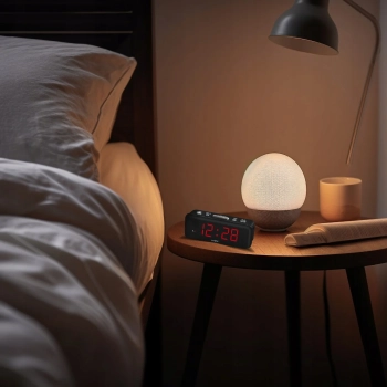  Budzik zegar elektroniczny z alarmem LED - zdj. dodatkowe 3