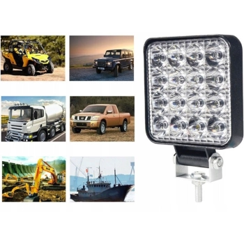  Halogen lampa robocza warsztatowa 16 LED 48 W - zdj. dodatkowe 2