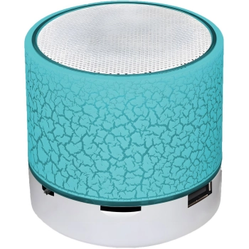 Mini głośnik bezprzewodowy Bluetooth z podświetleniem LED - niebieski