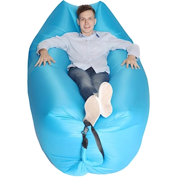  Dmuchany leżak materac na powietrze lazy bag do 200 kg - zdj. dodatkowe 1