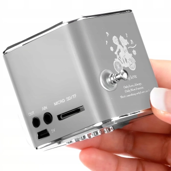  Radio głośnik bezprzewodowy Bluetooth FM AUX LCD - zdj. dodatkowe 1