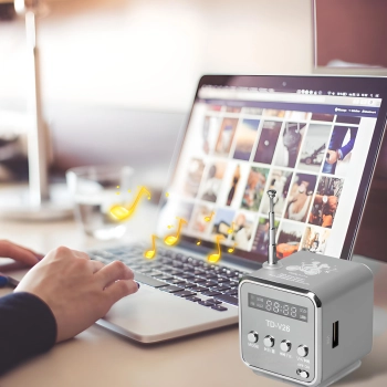  Radio głośnik bezprzewodowy Bluetooth FM AUX LCD - zdj. dodatkowe 2