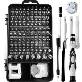 Zestaw wkrętaków końcówek bitów precyzyjnych - 115 el.