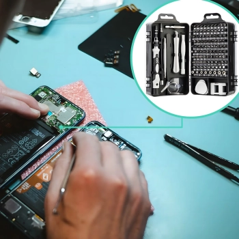  Zestaw wkrętaków końcówek bitów precyzyjnych - 115 el. - zdj. dodatkowe 2