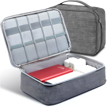Organizer podróżny etui na kable ładowarki sprzęt elektroniczny