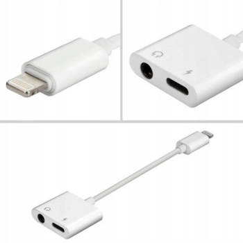  Przejściówka adapter iPhone Lightning - Lightning Jack 3.5 mm - zdj. dodatkowe 3
