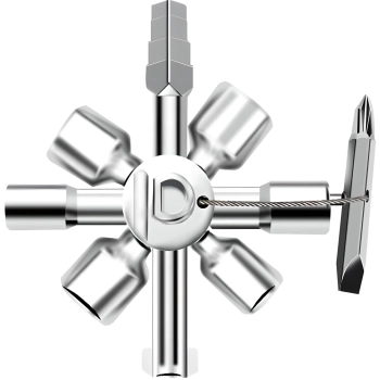  Klucz do szafek elektrycznych uniwersalny 10w1 - zdj. dodatkowe 1