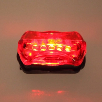  Lampka rowerowa przód tył 2 tryby świecenia na baterie - zdj. dodatkowe 2