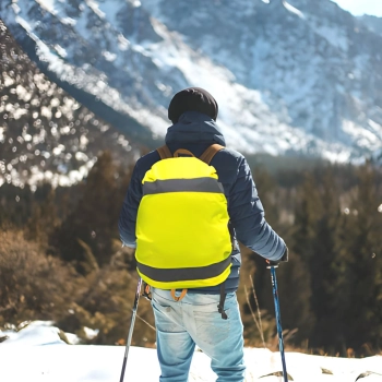  Pokrowiec na plecak torbę wodoodporny odblaskowy do 20 l - zdj. dodatkowe 3